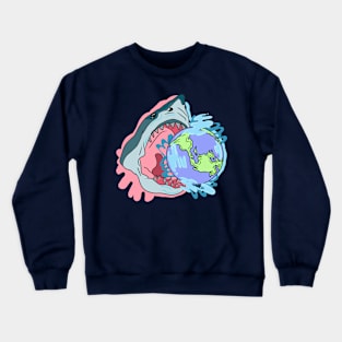 Space Shark v2 Crewneck Sweatshirt